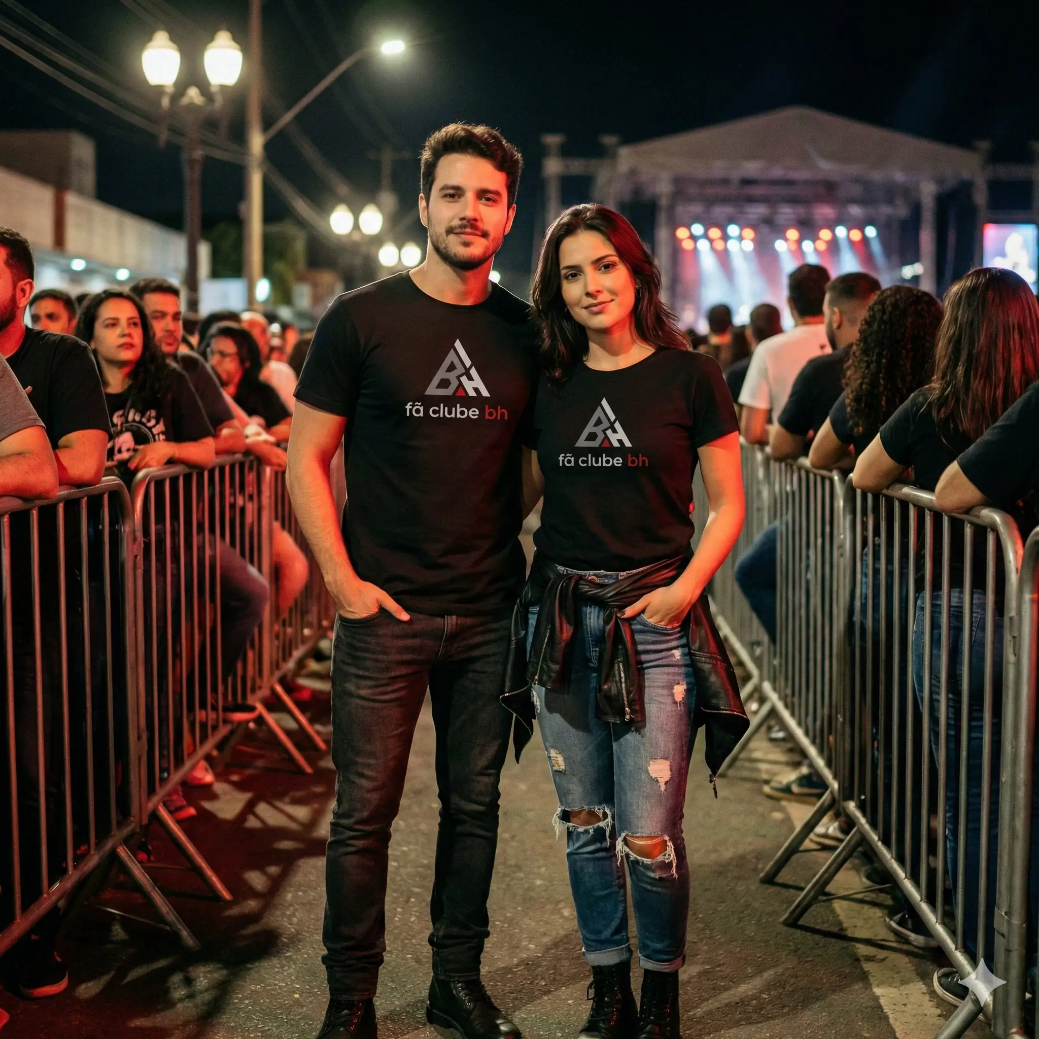 Fãs do Capital Inicial no show
